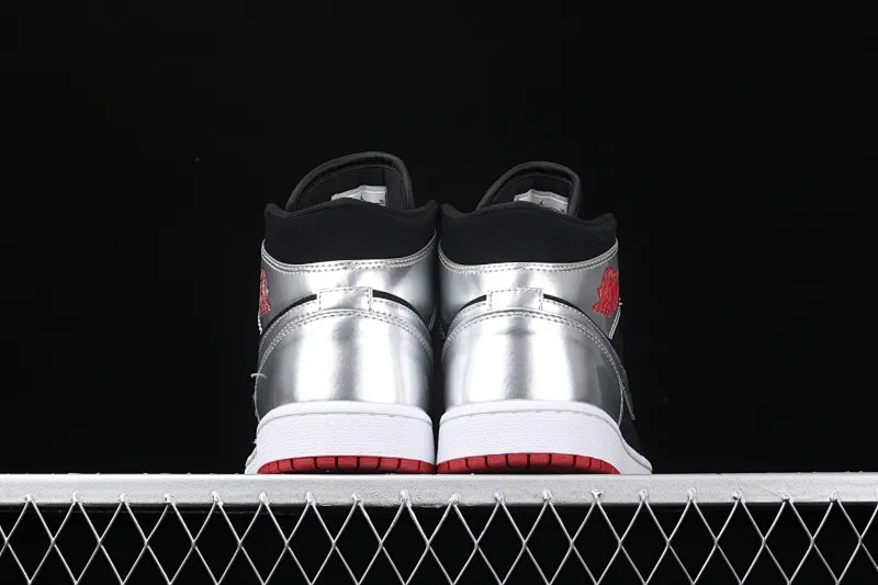 All categories Air Jordan Jordan series basketball shoes Air Jordan 1 Mid Air Jordan 1 Mid "Johnny Kilroy AJ1 Joe 1 China Black Silver 554724-057